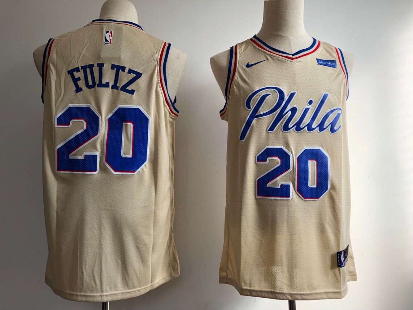 Men Philadelphia 76ers #20 Fultz Gream City Edition Game Nike NBA Jerseys->boston celtics->NBA Jersey